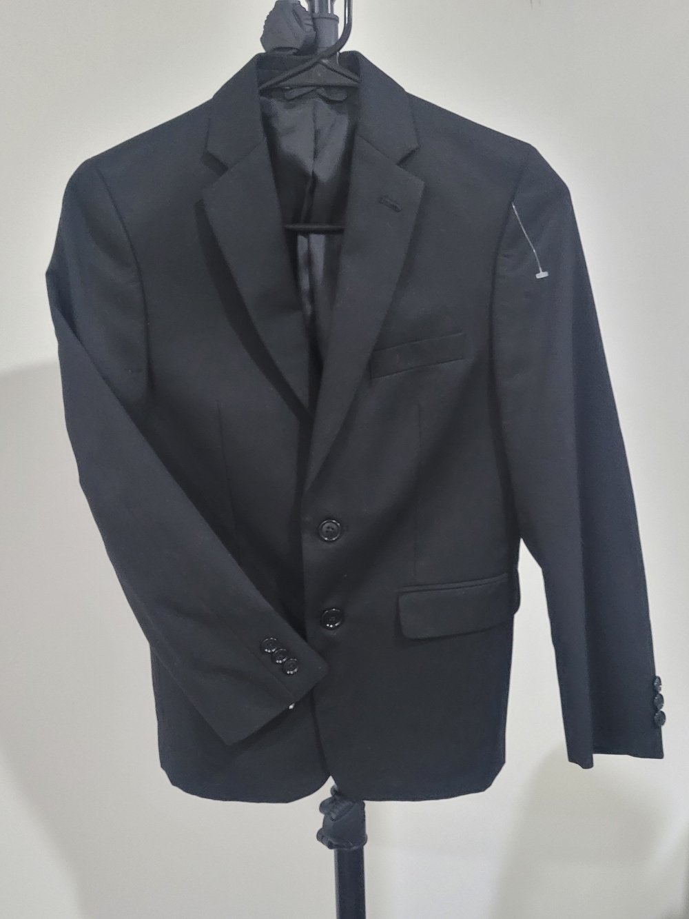 Michael Kors Women's Black Two-Button Notch Lapel Sport Coat